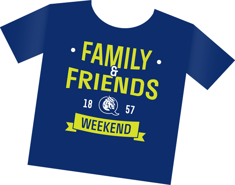 2024 Family & Friends Weekend t-shirts