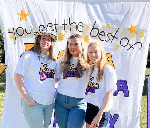 Kappa Delta sisters at campus event