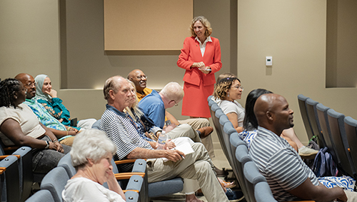 NC Network for Fair Safe and Secure Elections former Charlotte mayor and audience