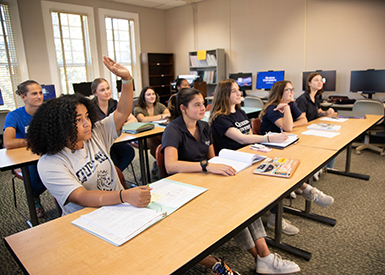 Students in class