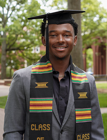 Isaiah Bennett at Commencement