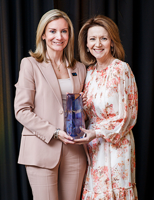 BusinessWoman of the Year, Kristi Coleman and Dr. Kandi Deitemeyer